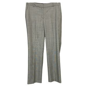 Talbots Mid-Rise Straight-Leg Pants Size 6 Black & White Speckled